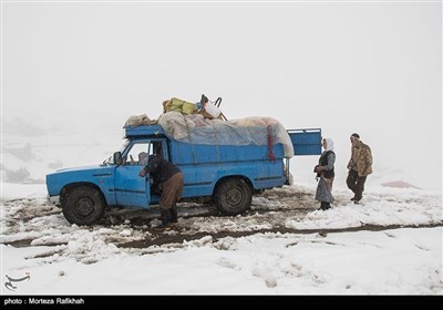 ایران کے صوبہ گیلان میں سال کی پہلی برف باری