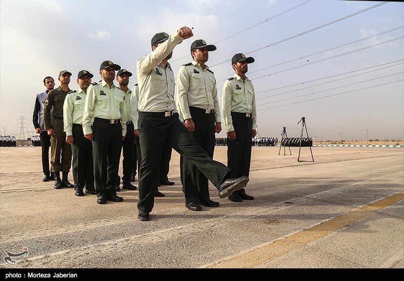 صبحگاه مشترک نیروهای انتظامی در زاهدان برگزار شد