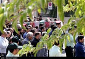 پیکر شهید نیروی انتظامی «علیرضا تمدن» در شهریار تشییع می‌شود