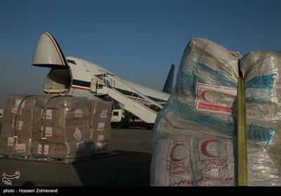 بارگیری سومین محموله ایران برای کمک به مسلمانان میانمار