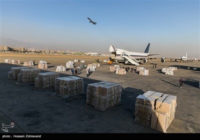 بارگیری سومین محموله ایران برای کمک به مسلمانان میانمار