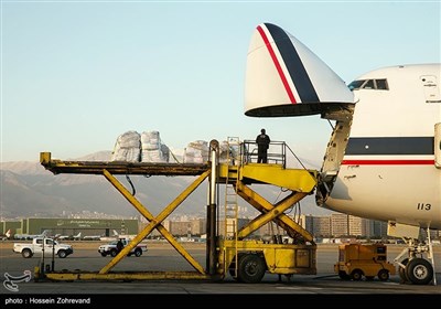 بارگیری سومین محموله ایران برای کمک به مسلمانان میانمار