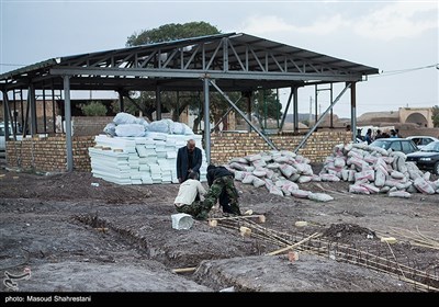 اردوی جهادی گروه جهادی منتظران خورشید در روستای اسماعیل آباد کوچکلو