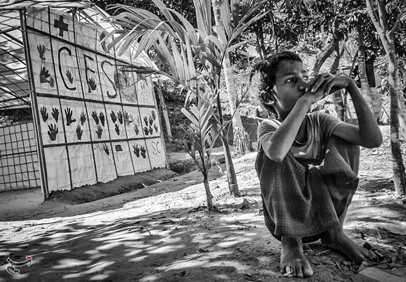 روز پرماجرای کمپ «حکیم پارا»/ پذیرایی گرم آوارگان میانماری از مهمانِ ایرانی + تصاویر