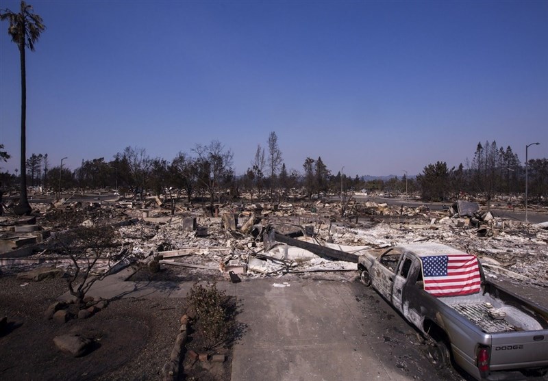 آتش در کالیفرنیا