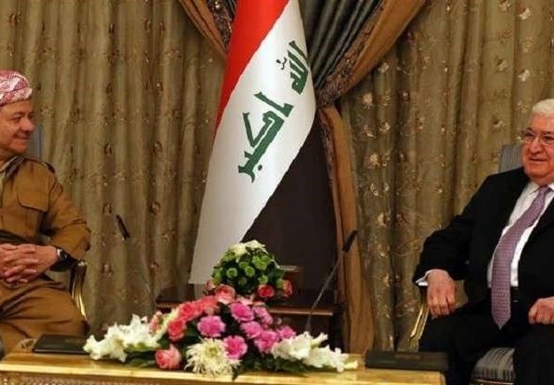 نشست اتحادیه میهنی و حزب دموکرات کردستان عراق با حضور معصوم و بارزانی