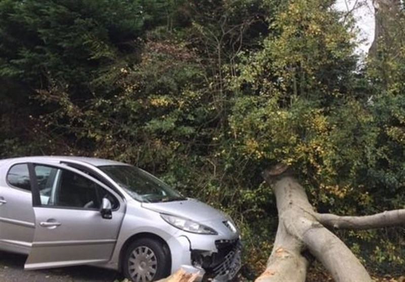 Storm Brian Clobbers Ireland, British Coastal Towns, Buildings Damaged