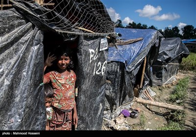 مخیمات المشردین الروهینغا فی بنغلادش