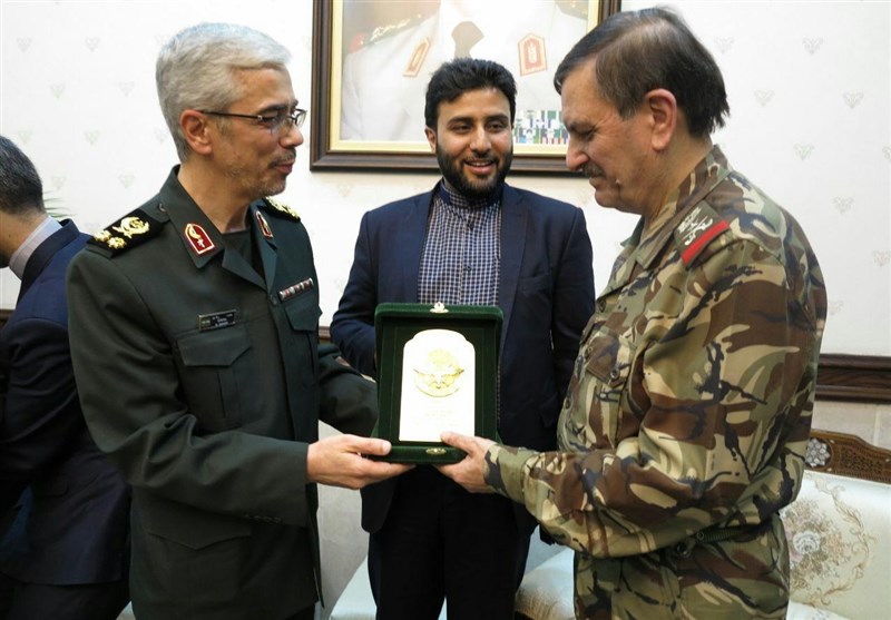 ایرانی مسلح افواج کے سربراہ کی شامی وزیر دفاع سے ملاقات + تصاویر