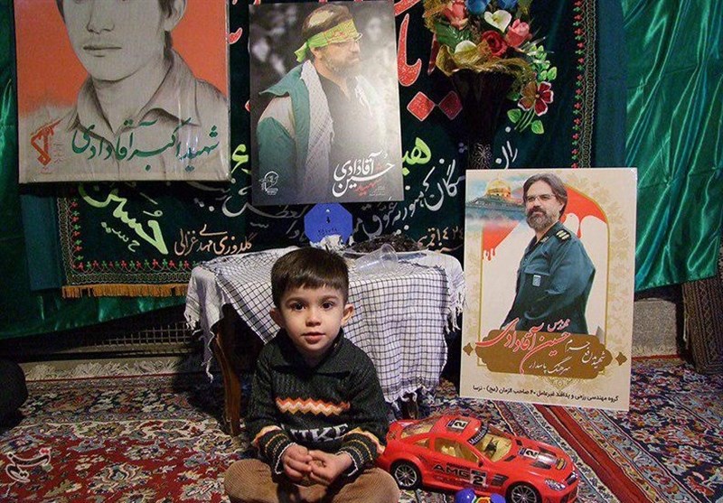 حال و هوای منزل شهید حسین آقادادی پس از شهادت؛ هنوز نرفته دلتنگت شده‌ام بابا+ تصاویر
