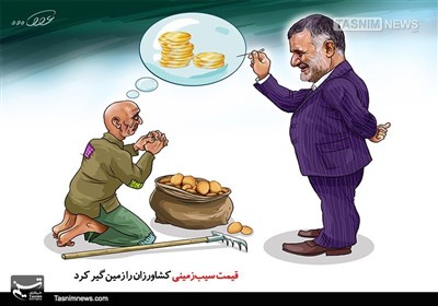 کاریکاتور/ اندراحوالات مسئولان و سیب‌زمینی!!!