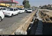 ترافیک معابر شهری کرمانشاه در آستانه اربعین افزایش یافت