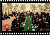 ویدئو/ حال‌وهوای دمشق در شب شهادت بنت‌الحسین