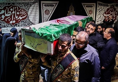 مراسم وداع با پیکر شهید مدافع حرم مصطفی نبیلو
