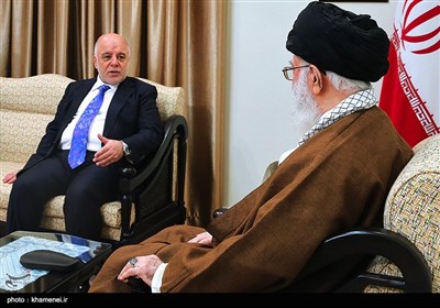 بالصور... قائد الثورة الإسلامیة یستقبل رئیس الوزراء العراقی
