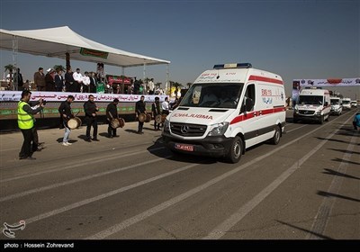 ایران؛ اربعین حسینی کیلئے طبی عملہ کی رخصتی کے مراسم