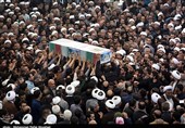 پیکر مطهر 2 شهید گمنام در زاهدان تشییع و خاکسپاری شد+ تصاویر