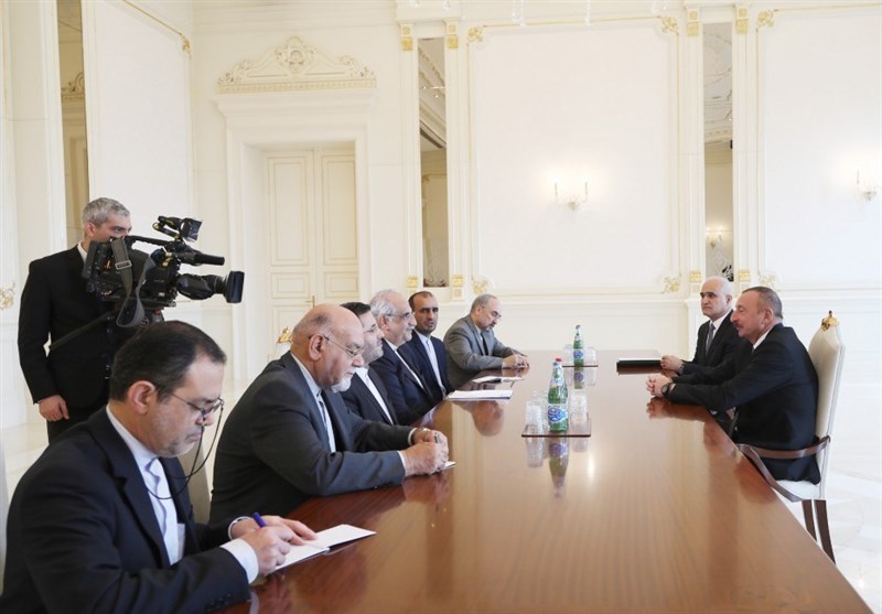 وزیر الاقتصاد الایرانی یلتقی رئیس آذربیجان