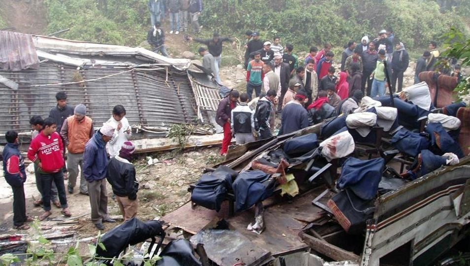 Bus Veers Off Highway in Nepal, Killing 31 People