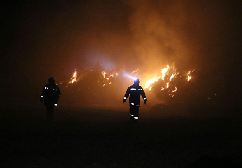 آتش سوزی اصفهان