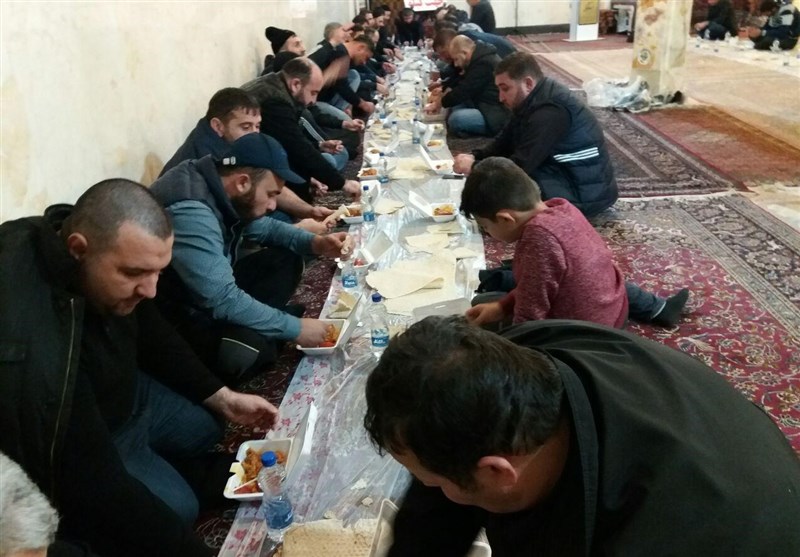 پذیرایی و اسکان 5000 زائر اربعین حسینی از کشور آذربایجان در اردبیل