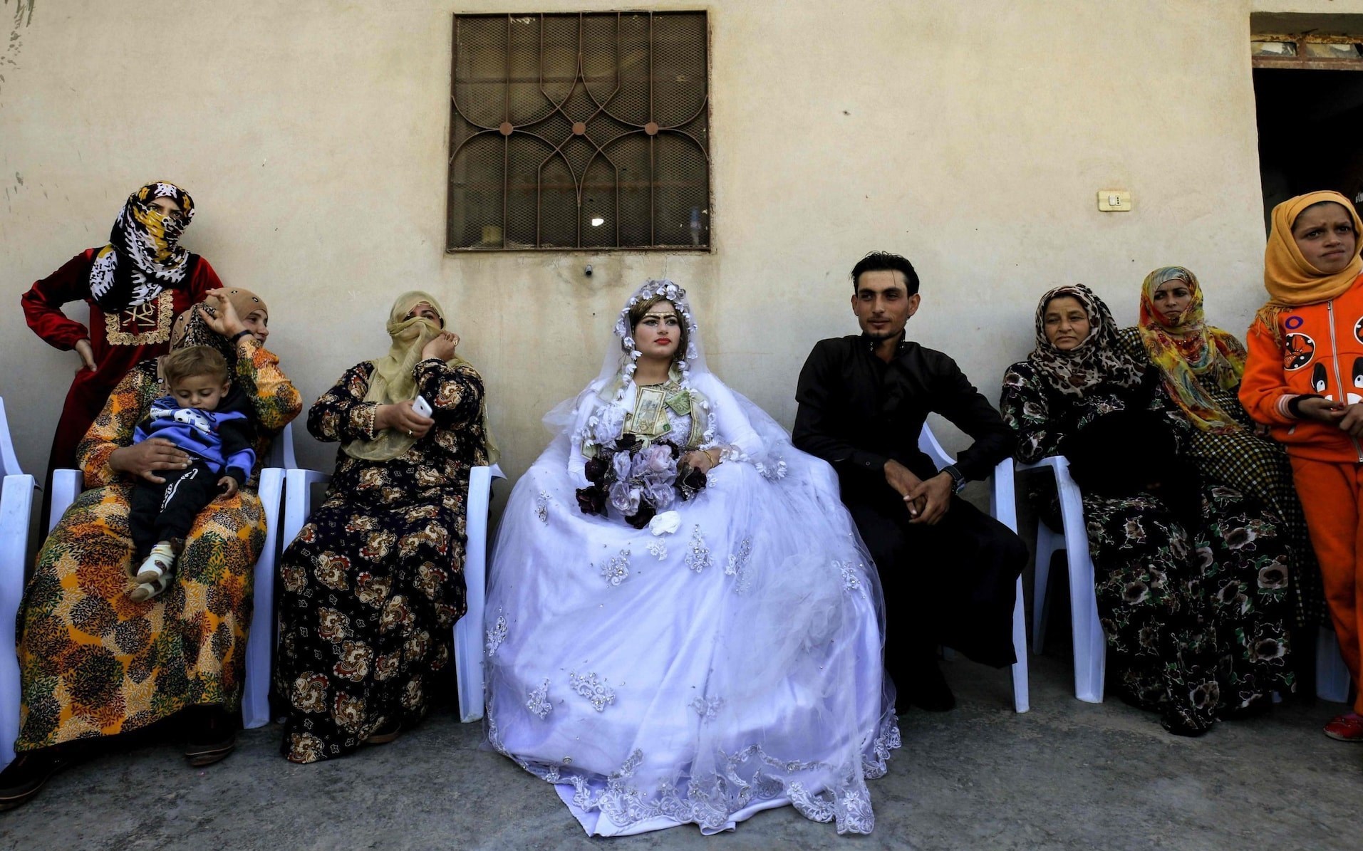 اولین مراسم عروسی در رقه بعد از خروج داعش+تصاویر