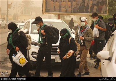 Dust Storm Blankets Iraq’s Holy Najaf