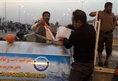 اکیپ صنعت آب و برق خراسان جنوبی برای خدماترسانی به زائران اربعین در کاظمین مستقر شدند