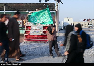 شلمچہ بارڈر سے زائرین کے جوق در جوق قافلے عراق میں داخل