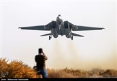 پرواز جنگنده‌های نیروی هوایی ارتش در رزمایش نهاجا + تصاویر دیدنی
