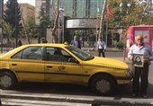 بخشنده ترین راننده تاکسی تهران + عکس
