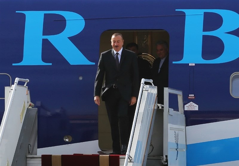 Azerbaijan’s President in Tehran to Attend Trilateral Summit (+Photos)