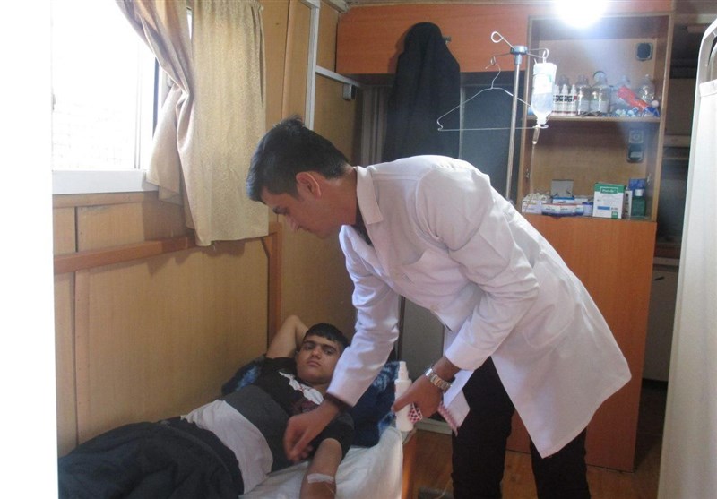 مازندران|‌تیم پزشکی گروه جهادی علمدار در مناطق محروم خوزستان مستقر شد