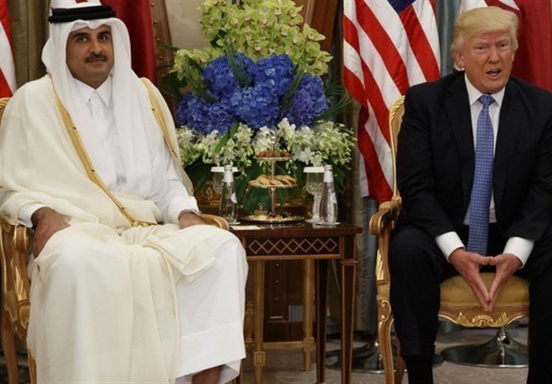 تماس تلفنی ترامپ با امیر قطر