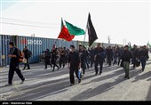 فرمانده نیروی انتظامی و استاندار ایلام از پایانه مرزی مهران بازدید کردند