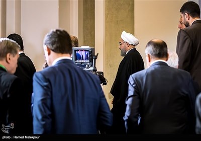 ایران، روس اور آذربائیجان کے صدور کی مشترکہ پریس کانفرنس