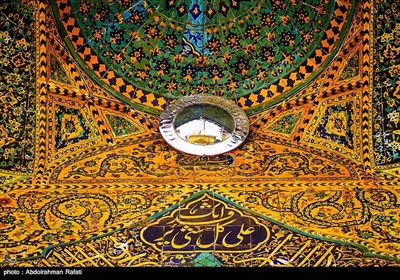 زائران اربعین حسینی در حرم امیرالمومنین علی(ع)