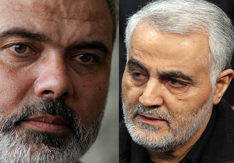 تماس تلفنی رئیس دفتر سیاسی حماس با سرلشکر سلیمانی