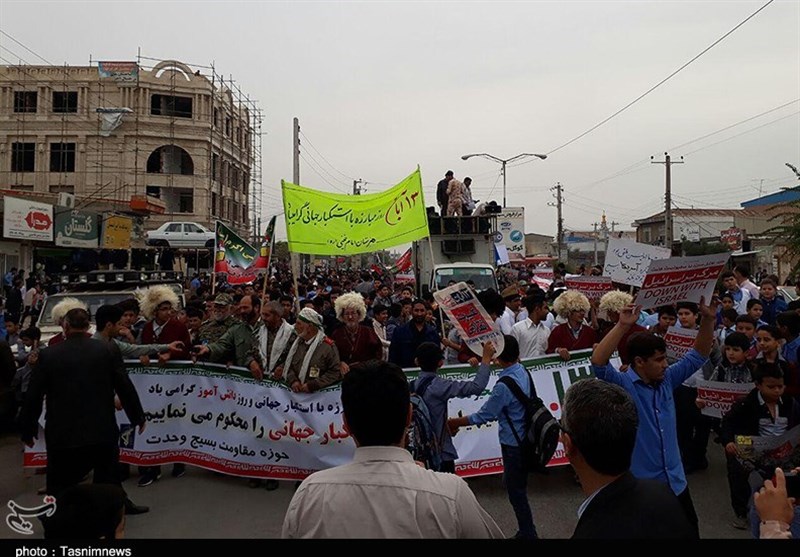 فریاد استکبارستیزی مردم استان گلستان به روایت تصویر
