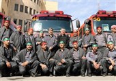 تیم تخصصی آتش‌نشانان اصفهان برای کمک به زائران به کربلا اعزام شدند