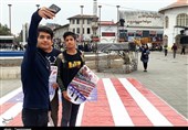 حضور حماسی گیلانیان در راهپیمایی روز ملی استکبارستیزی به‌روایت تصویر