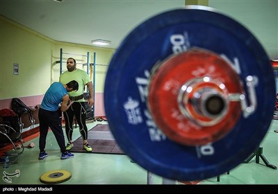 بازدید وزیر ورزش از تمرین تیم ملی وزنه برداری