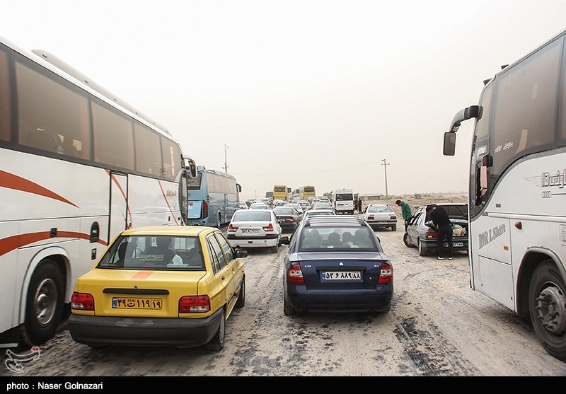 ترافیک سنگین در جاده‎های تهران-‌شمال‌