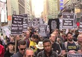 تظاهرات شهروندان 20 شهر آمریکا علیه ترامپ و معاونش