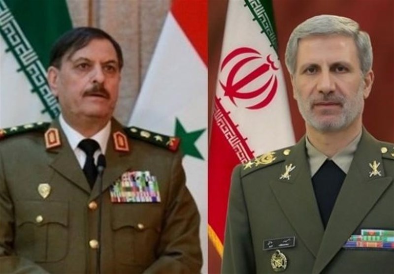 وزیرا الدفاع الایرانی والسوری یؤکدان على مواصلة الجهود للقضاء على الارهاب