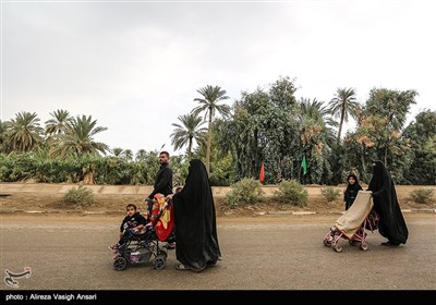 پیاده روی زائرین اربعین حسینی
