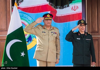 استقبال رسمی سرلشکر باقری از فرمانده ارتش پاکستان