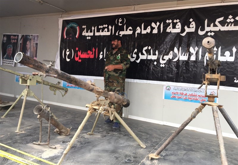 تسلیحات غنیمت گرفته شده از &quot;داعش&quot; در راهپیمایی اربعین + تصاویر