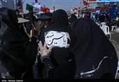 راهپیمایی زائرین اربعین حسینی - مرز شلمچه و چذابه