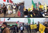 اربعین از جنس مقاومت؛ از حضور «شهید حججی» میان زوار افغانستانی تا برافراشته شدن پرچم‌های فاطمیون+تصاویر
